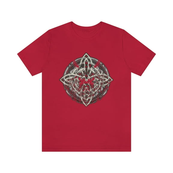 Viking Head On Shield T-Shirt