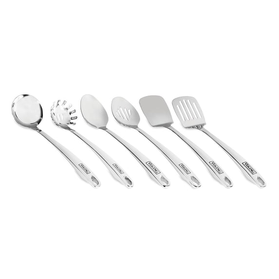 Viking Hollow Forged 6 Piece Kitchen Tool Set with Stay Cool Handles, Stainless