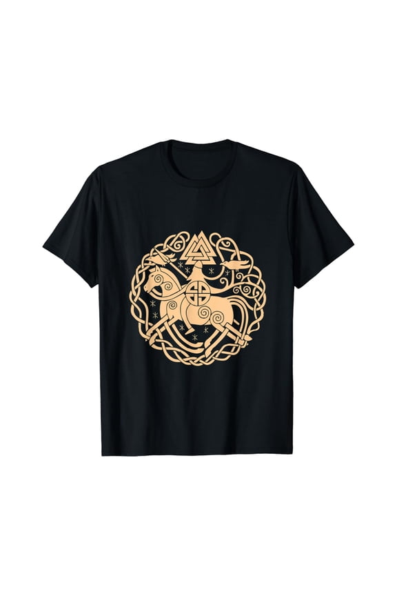 Viking Horse Warrior Valhalla T-Shirt All Size S-5Xl