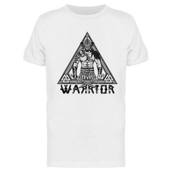 Viking In Armor And Sword T-Shirt Men -Image by Shutterstock, Male Small