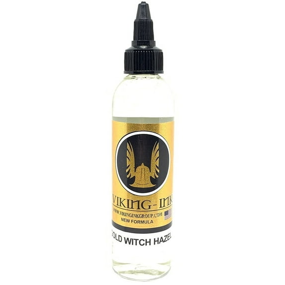 Viking Ink Professional Mixer for Tattoo Gold Witch Hazel 4oz (120ml)