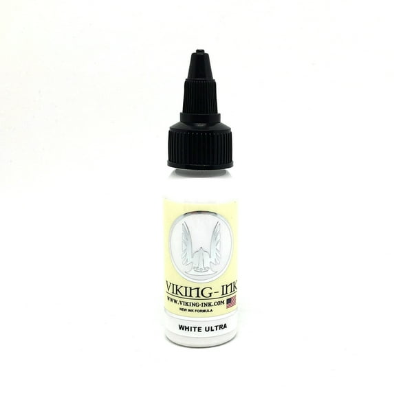 Viking Ink Professional Tattoo Inks Color White Ultra 1oz (30ml)