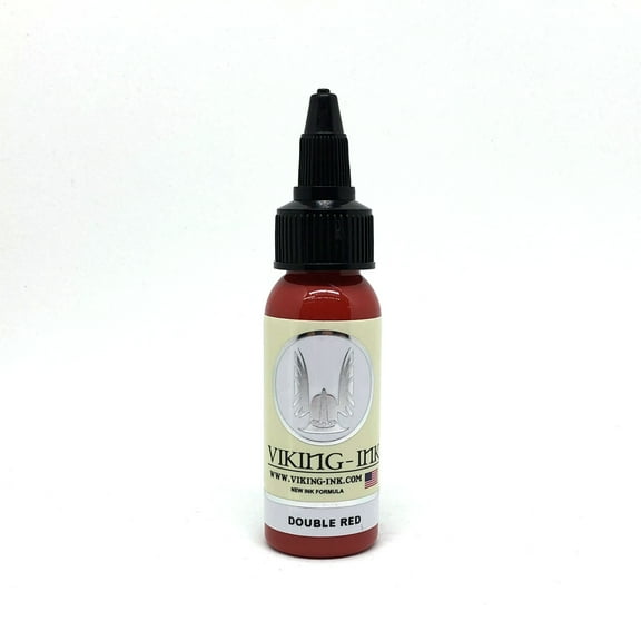 Viking Ink Professional Tattoo Inks color Double Red 1oz (30ml)