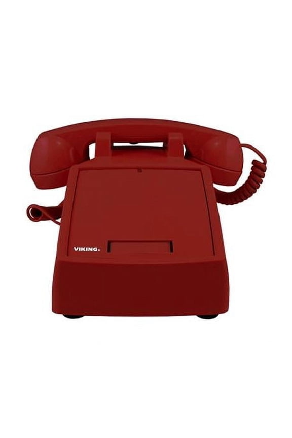 Electronics K-1900D-IP Classic VoIP Desk Phone with Auto Dialer - Red