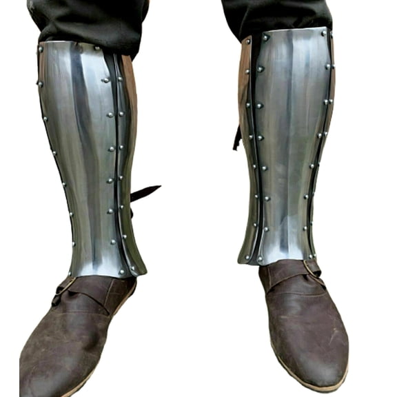 Viking Leg Guard Steel Greaves Leg Protection Gothic Armour