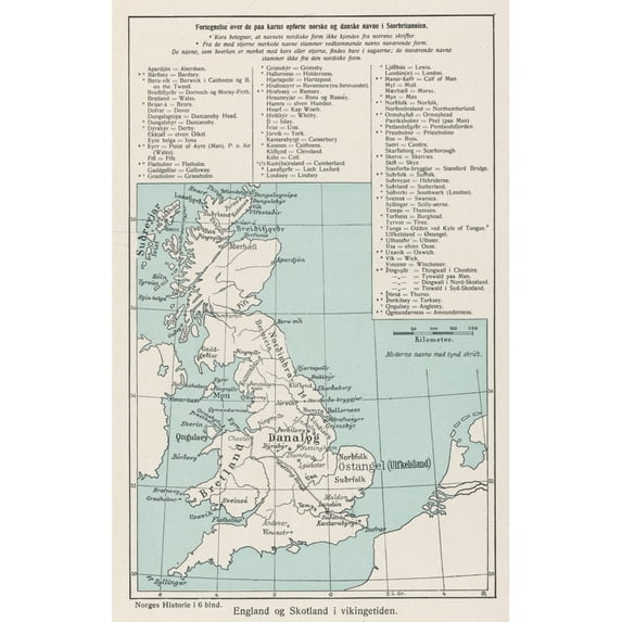 Viking Map Poster Print By Mary Evans Picture Library (24 X 36)