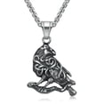 thumbnail image 1 of Viking Men's NecklaceStainless Steel Pendant Slavic Celtic Knot Amulet Jewelry, 1 of 4