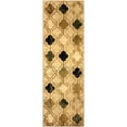 thumbnail image 1 of Viking Modern Polypropylene Geometric Trellis Indoor High Traffic Runner Rug - 2' 7" x 8', Cream, 1 of 3