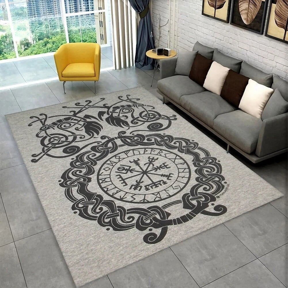 Viking Norse Mythology Carpet Yggdrasil Tree of Life Area Rug for ...