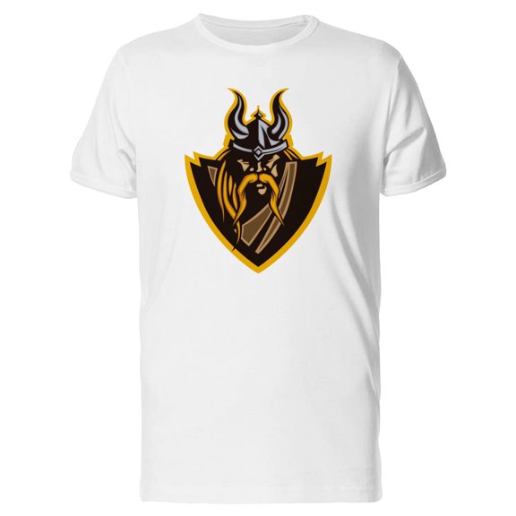 Viking Norseman With Helmet T-Shirt Men -Image by Shutterstock, Male Small