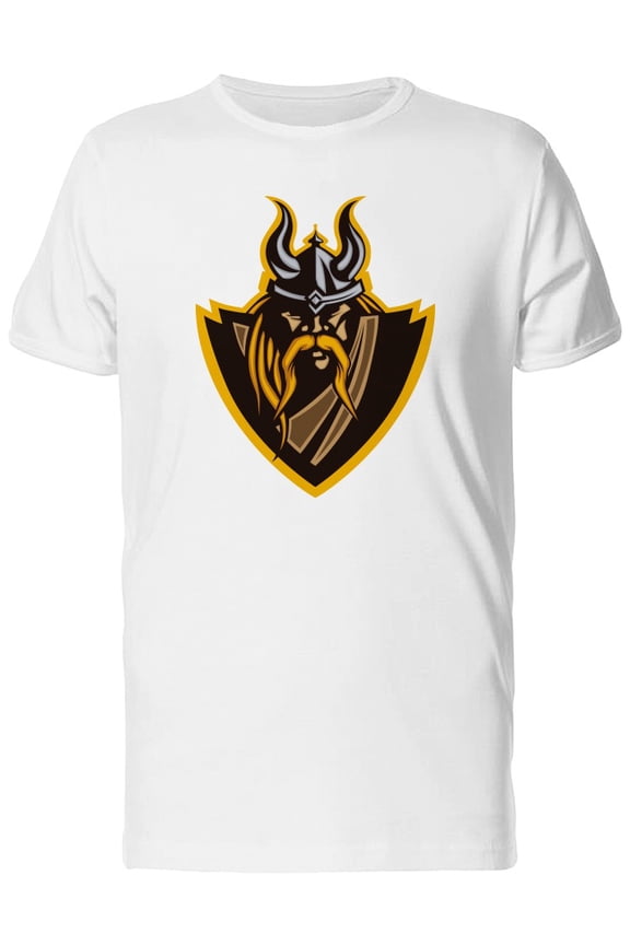 Viking Norseman With Helmet T-Shirt Men -Image by Shutterstock, Male Small