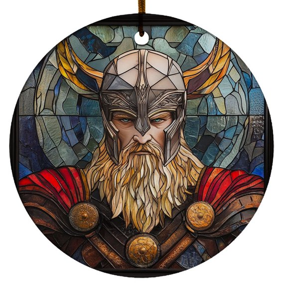 Viking Odin Ornament, Scandinavian Christmas Ornaments 2025, Viking Christmas Ornaments, Celtic Norse Mythology Decor, Christmas Decorations Gifts