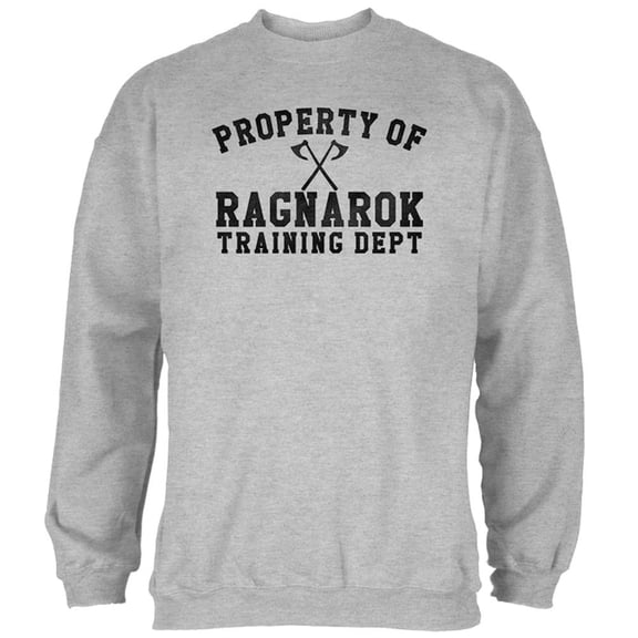 Viking Property of Ragnarok Training Department Mens Sweatshirt Heather MD