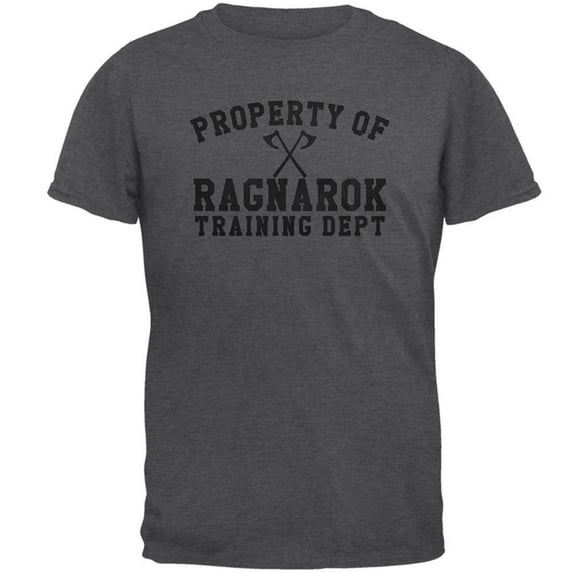 Viking Property of Ragnarok Training Department Mens T Shirt Dark Heather 5X-LG