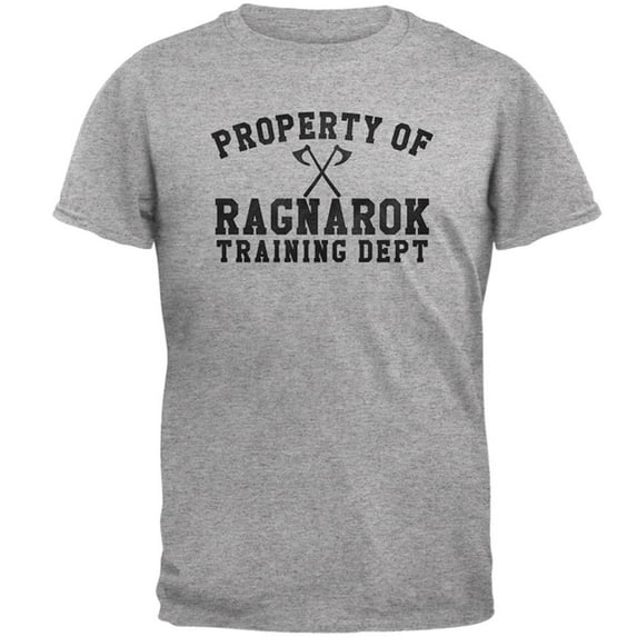 Viking Property of Ragnarok Training Department Mens T Shirt Heather 2XL