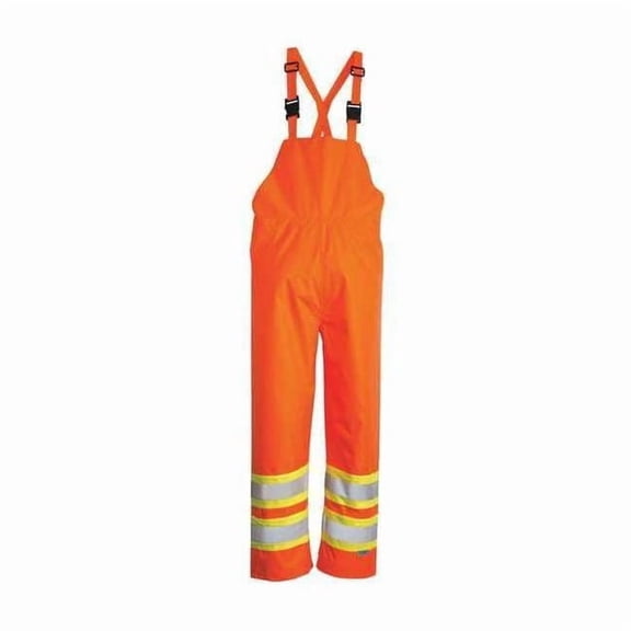 Viking Rain Bib Overall,Class E,Orange,3XL 6323PO-XXXL