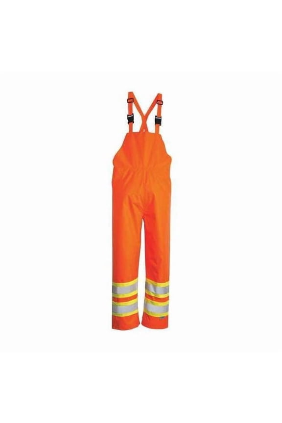 Rain Bib Overall,Class E,Orange,L 6323PO-L