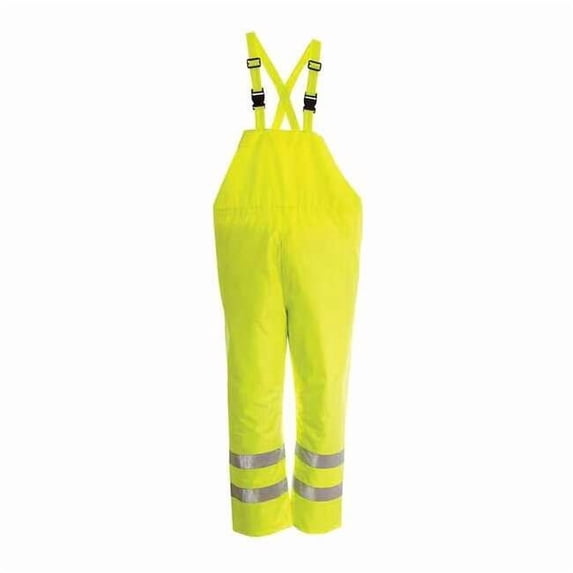 Viking Rain Bib Overall,Class E,Ylw/Grn,3XL D6323PG-XXXL