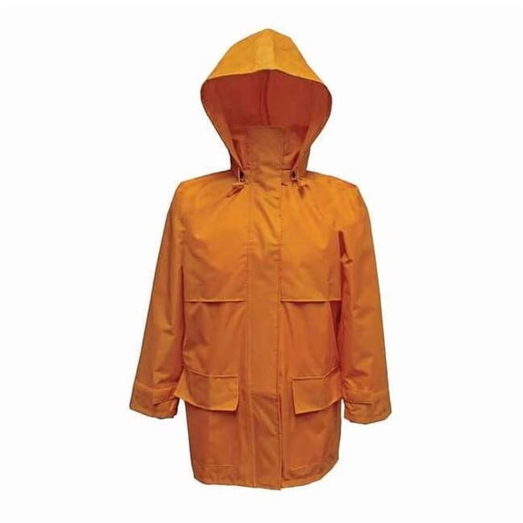 Rain Jacket with Detachable Hood,Ylw,L 2910JY-L