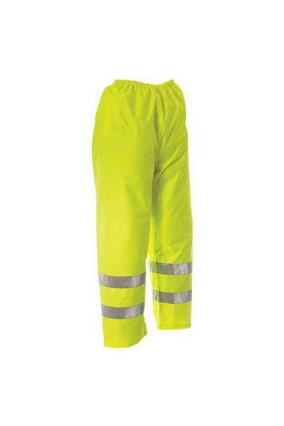 Rain Pants,Class E,Yellow/Green,2XL D6323WPG-XXL