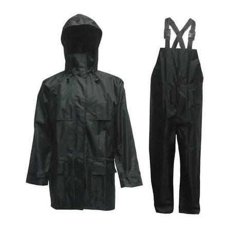 Viking Rain Suit w/Jacket/Bib,Unrated,Black,S 2900BK-S