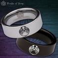 thumbnail image 1 of Viking Raven Tungsten Carbide Ring, 1 of 9