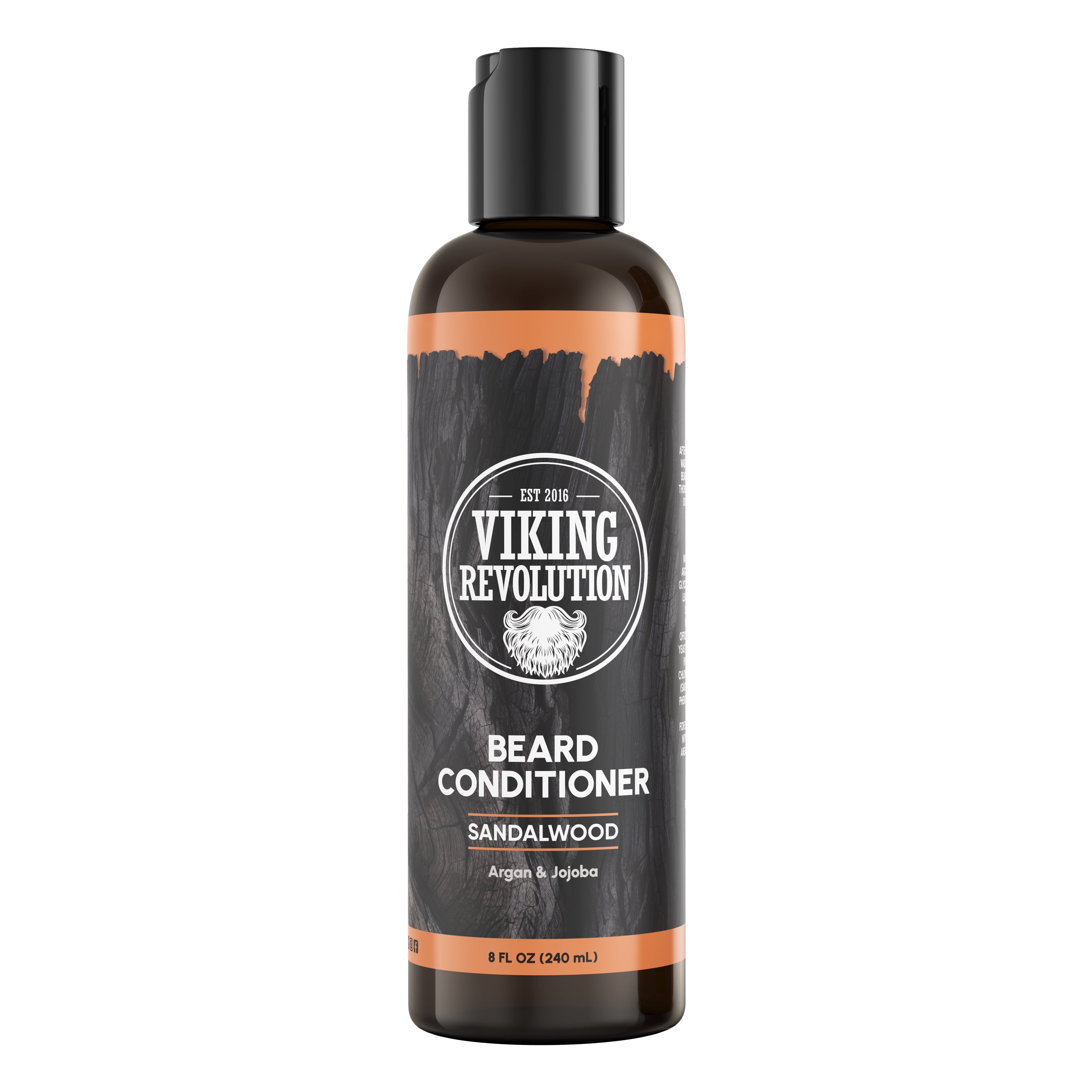 Viking Revolution Beard Conditioner with Sandalwood and Argan Oil, 8 fl ...