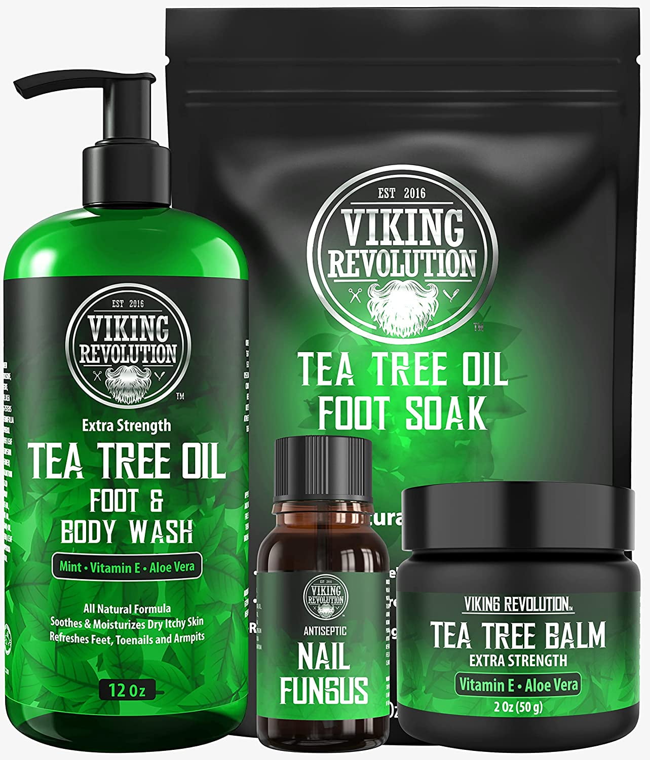 Viking Revolution Tea Tree Body Wash Soap for Men - Helps Athlete's Foot,  Jock Itch, Eczema & Body O…See more Viking Revolution Tea Tree Body Wash