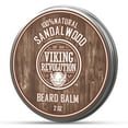 thumbnail image 1 of Viking Revolution Beard Balm with Sandalwood Scent and Argan & Jojoba Oils- Styles, Strengthens & Softens Beards & Mustaches - Leave in Conditioner Wax for Men (1 Pack), 1 of 8