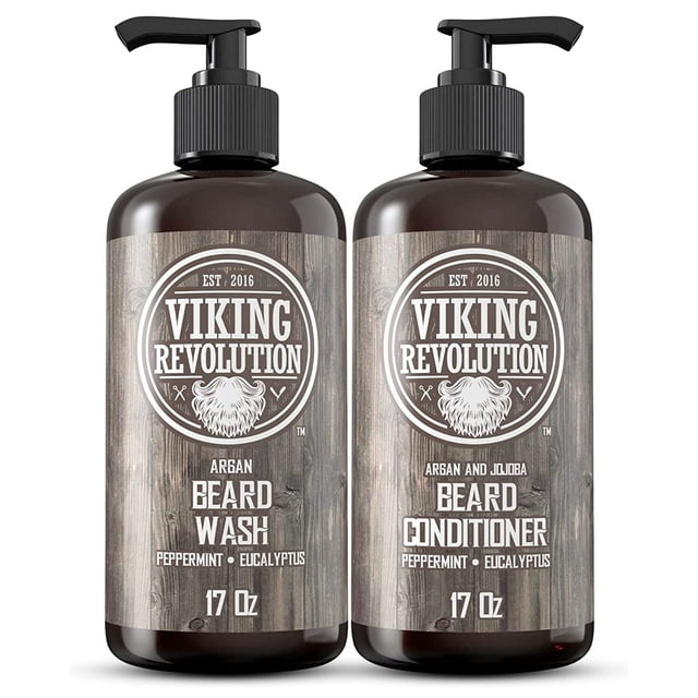 Viking Revolution Beard Wash & Beard Conditioner Fathers Day Gifts
