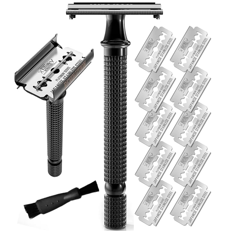Viking Revolution Long Handle Double Edge Safety Razor Butterfly