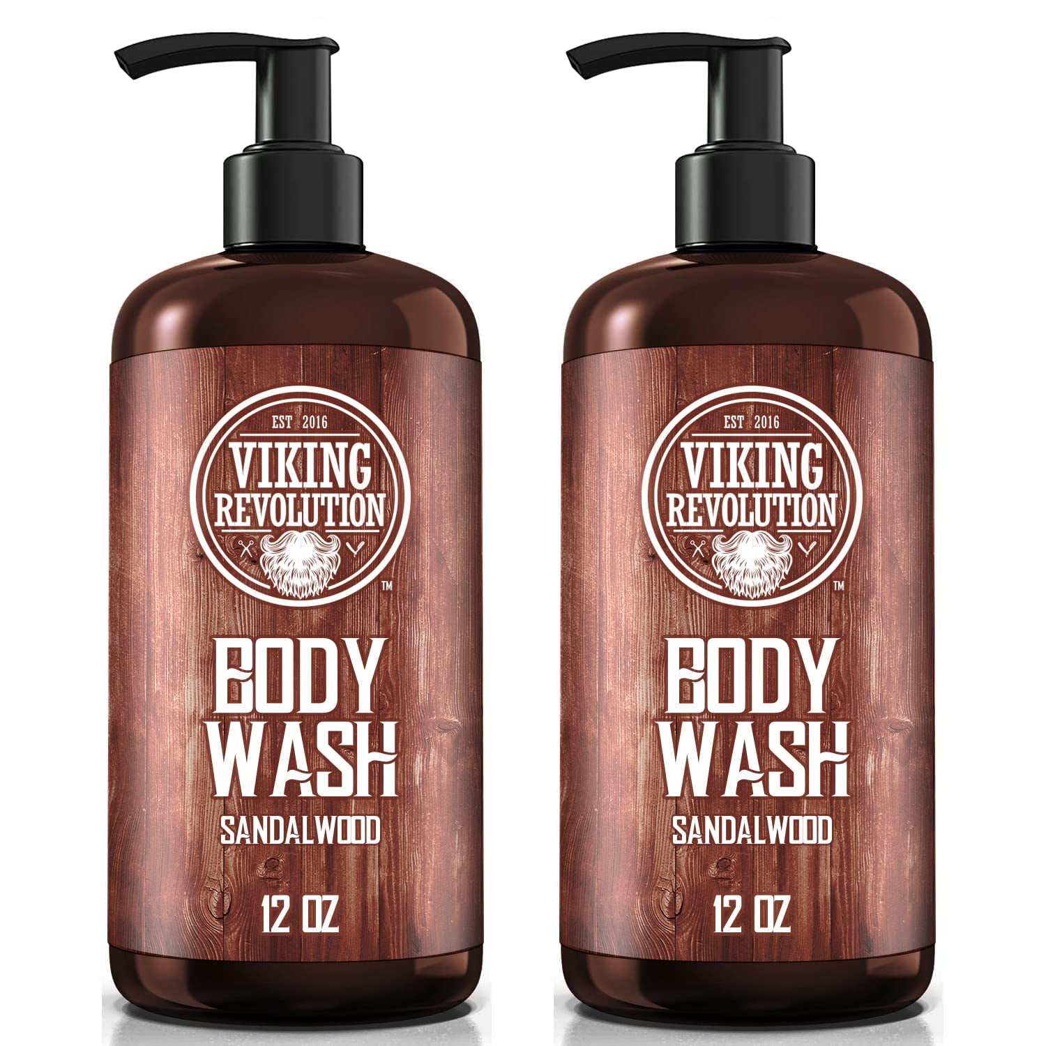Viking Revolution Men's Body YPF5 Wash Sandalwood, Skin Cleaning