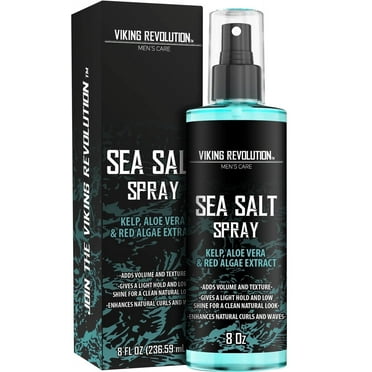 Viking Revolution Sea Salt Spray, Hair Texturizing Spray for Men Beach Hair Spray - 8oz