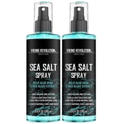 Viking Revolution - Sea Salt Spray for Hair Men - Surf Men Hair Spray to Add Volume & Texture - 2 Packs, 8 Oz