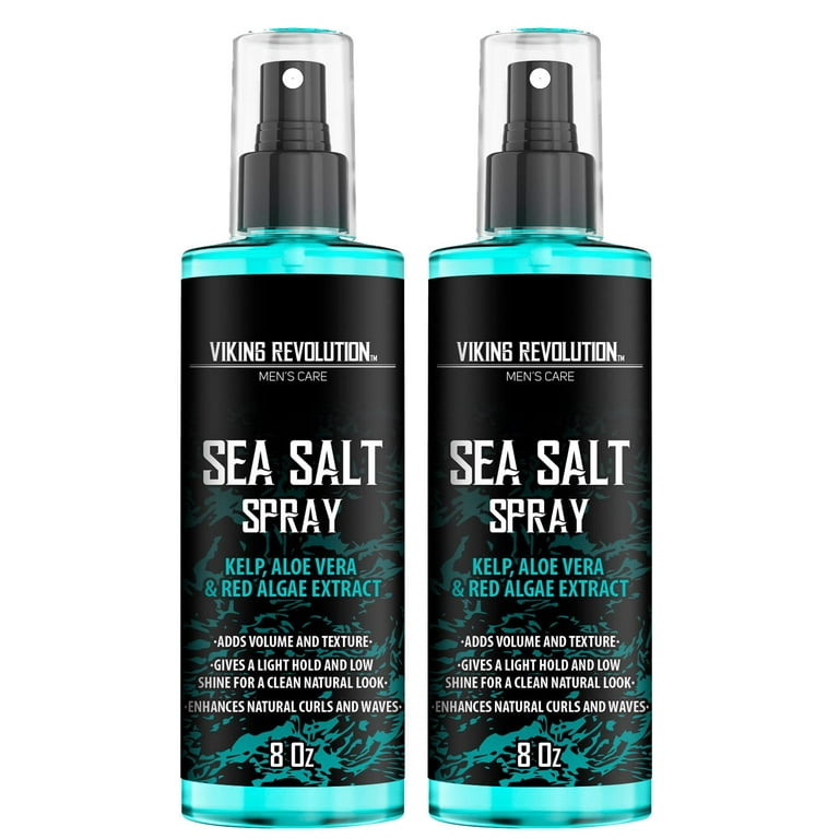 Viking Revolution - Sea Salt Spray for Hair Men - Surf Men Hair Spray to  Add Volume & Texture - 2 Packs, 8 Oz