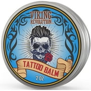 Viking Revolution - Tattoo Care Balm - Safe, Natural Tattoo Aftercare Cream - Tattoo Moisturizer - 1 Pack, 2 Oz
