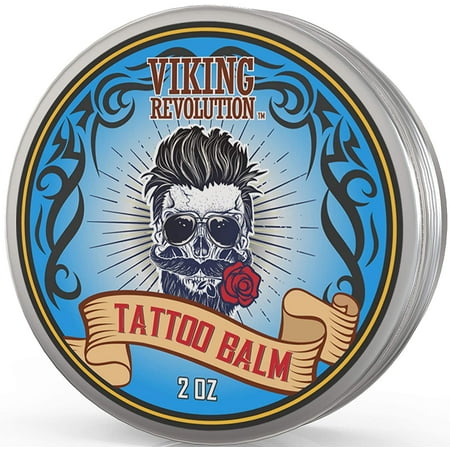 Viking Revolution - Tattoo Care Balm - Safe, Natural Tattoo Aftercare Cream - Tattoo Moisturizer - 1 Pack, 2 Oz