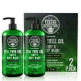 Viking Revolution Tea Tree Oil Body Wash Soap for Men Helps Athlete's