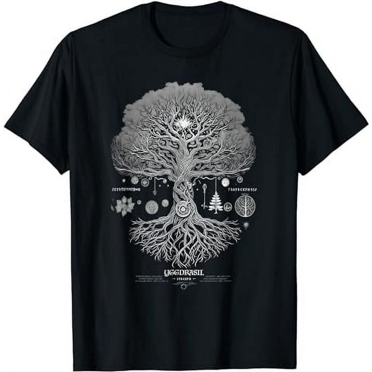 Yggdrasil The Norse Tree Of Life Viking Rune T-Shirt Yggdrasil The Norse Tree Of Life Viking Rune T-Shirt