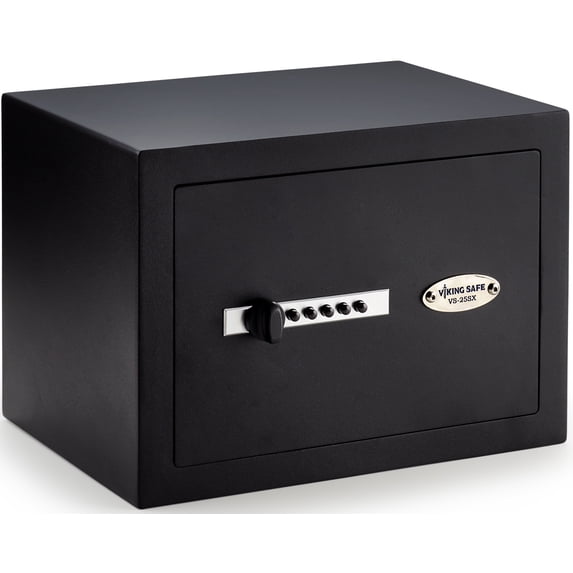 Viking Safe VS-25SX Mechanical Gun Safe, Simplex Lock, Multi Handgun Capacity, Pry-Resistant