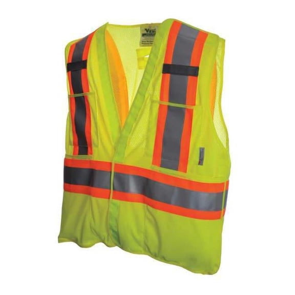 Viking Safety Vest,Mesh,Green,S/M U6125G-S/M