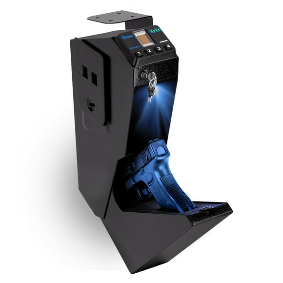 Viking Security Safe VS-11PZ Quick Access Biometric Handgun Safe Gun Safe Fingerprint Access