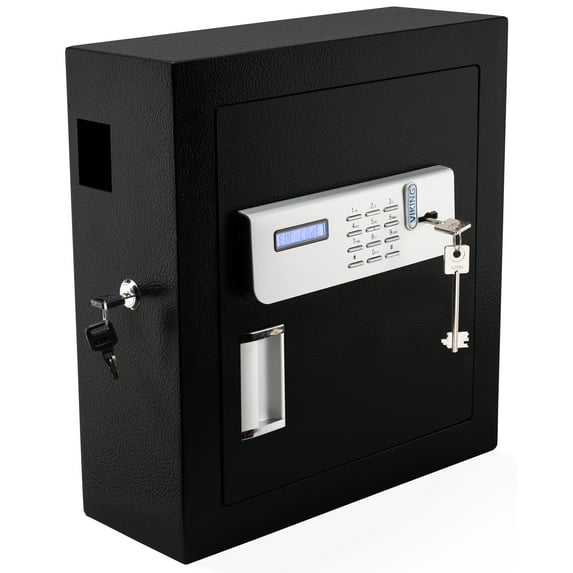 Viking Security Safe VS-51KS Heavy Duty Key Safe Key Cabinet with Lockable Drop Slot 51 Key Capacity