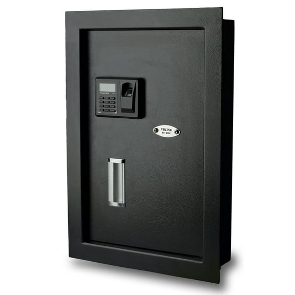 Viking Security Safe VS-52BL Biometric Wall Safe Hidden Fingerprint Wall Safe Flush In Wall Safe