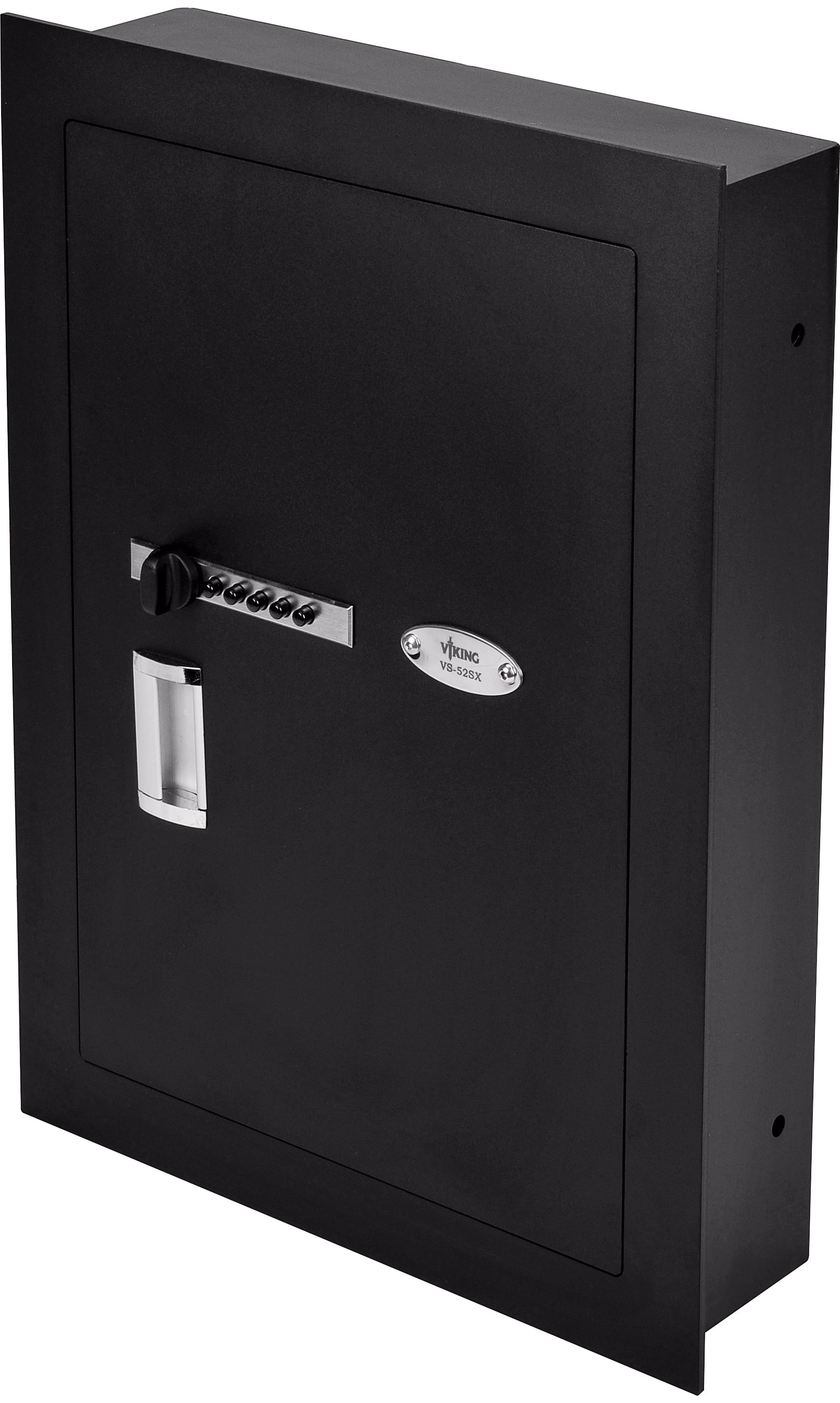 Black Steel Mechanical Hidden Wall Safe with Simplex Lock
