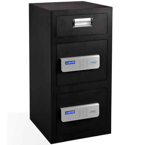 Viking Security Safe VS-70DS Large Double Door LCD Electronic Depository Safe
