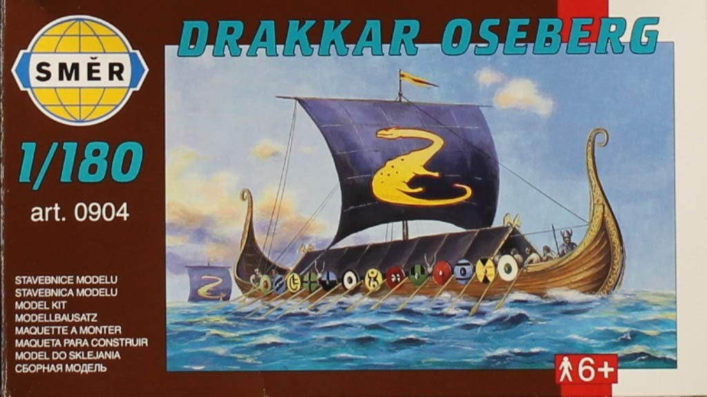 Viking Ship Drakkar Oseberg (1/180 plastic model kit)