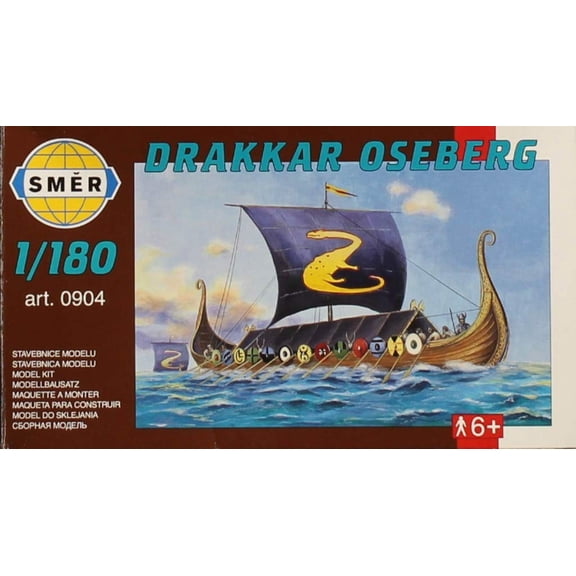 Viking Ship Drakkar Oseberg (1/180 plastic model kit)