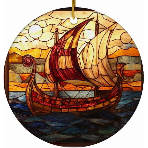 Viking Ship Ornament, Scandinavian Christmas Ornaments 2025, Viking Christmas Ornaments, Celtic Norse Mythology Decor, Christmas Decorations Gifts 36J0Ao