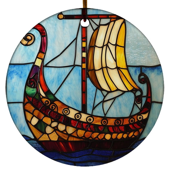 Viking Ship Ornament, Scandinavian Christmas Ornaments 2025, Viking Christmas Ornaments, Celtic Norse Mythology Decor, Christmas Decorations Gifts
